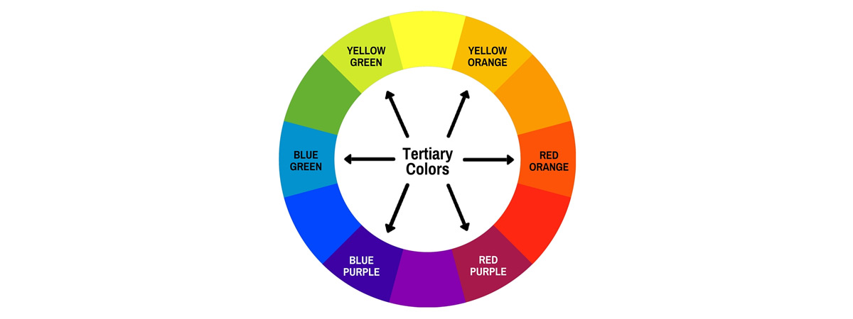 Rueda de colores terciarios