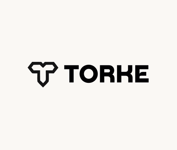 Logotipo geométrico minimalista para empresa tecnológica