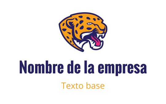 Diseño de logo de jaguar audaz con colores vibrantes naranja y azul
