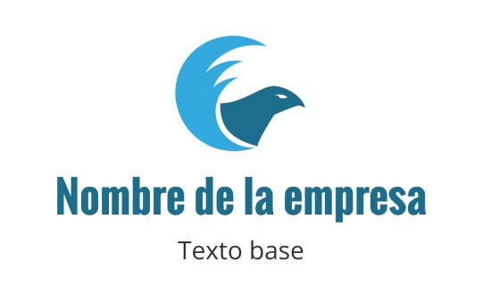 Diseño de logo moderno de un pájaro azul con un elemento circular de ola