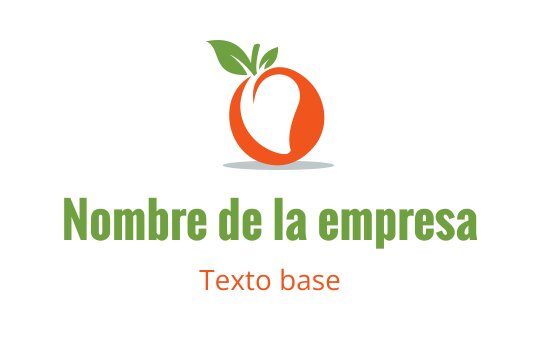 Diseño de logo de naranja fresca con hojas verdes y estilo moderno