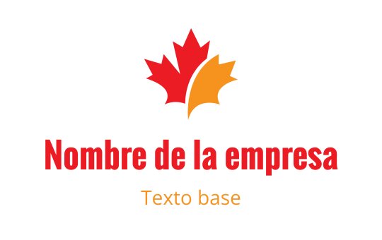 Diseño de logo de hoja de arce colorida con elementos rojos y naranjas
