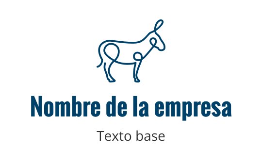 Diseño de logo minimalista de arte lineal azul de una vaca