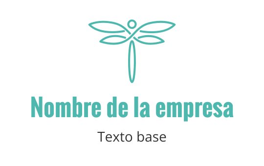 Diseño de logo de libélula elegante en verde azulado con estilo moderno