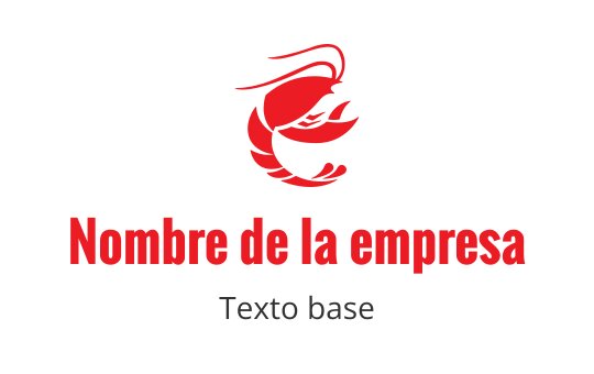 Diseño de logo de langosta roja audaz con garras estilizadas y líneas fluidas