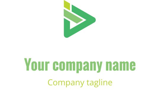 Diseño de logo moderno con una paleta de colores lima y dorado