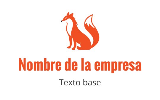 Diseño de logo de zorro naranja estilizado con apariencia moderna y elegante