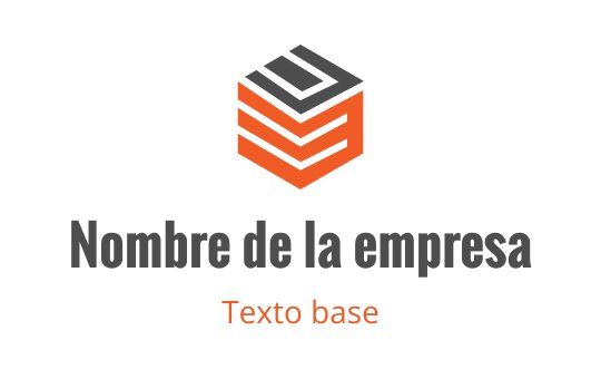 Diseño de logo geométrico moderno con un cubo en capas en naranja y gris