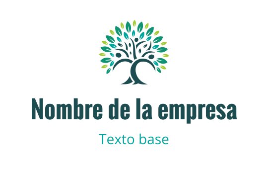 Diseño de logo de árbol moderno con hojas verdes vibrantes y un tronco robusto