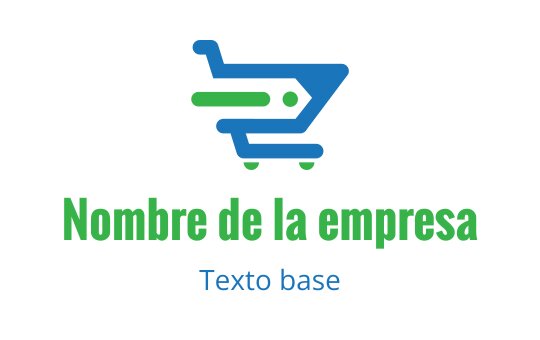 Diseño de logo de carrito de compras moderno con elementos dinámicos en verde y azul