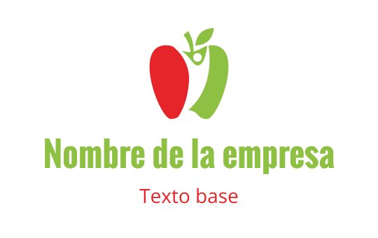 Diseño de logo colorido con un motivo de pimientos rojo y verde