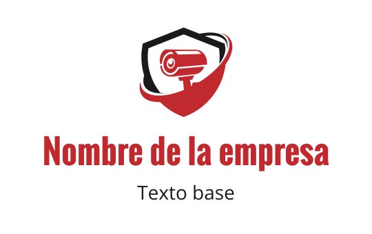 Diseño de logo audaz con una cámara de seguridad dentro de un escudo