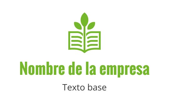 Diseño de logo moderno con un libro abierto y hojas verdes emergiendo