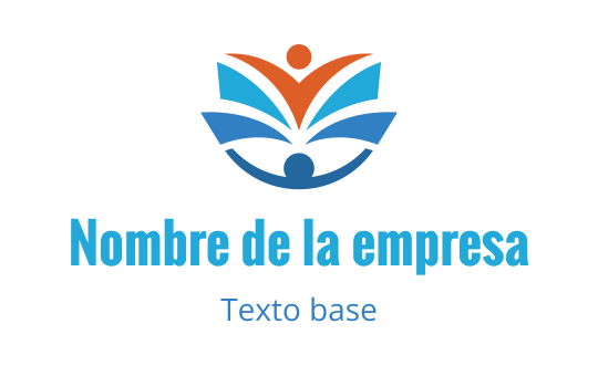 Diseño de logo colorido con una figura estilizada y hojas abstractas