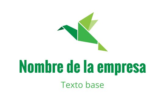 Diseño de logo de pájaro origami verde moderno con formas geométricas
