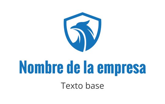 Diseño de logo de águila azul audaz dentro de una forma de escudo