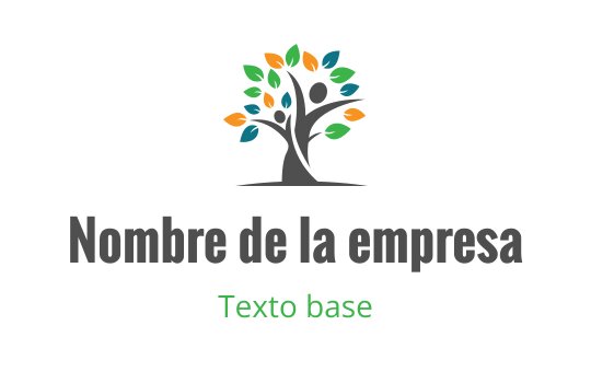 Diseño de logo de árbol colorido con hojas vibrantes y un tronco robusto