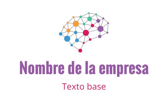 Diseño de logo colorido de red con nodos y líneas interconectados