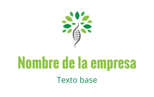Diseño de logo moderno con un árbol y una cadena de ADN