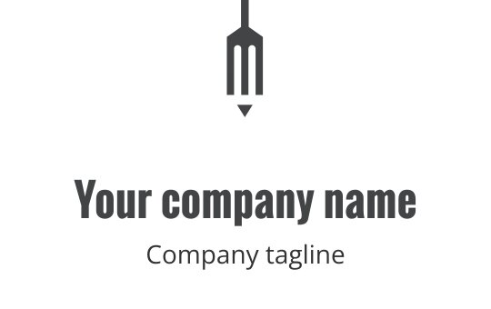 Diseño de logo moderno en gris con formas abstractas y líneas dinámicas