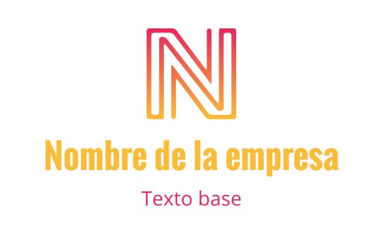 Diseño de logo moderno con una letra "N" estilizada en colores degradados