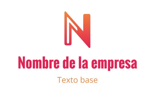 Diseño de logo moderno con un degradado y una letra N estilizada