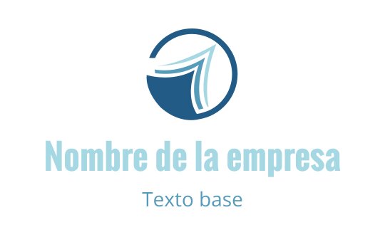 Diseño de logo moderno en azul con un número siete estilizado en un círculo
