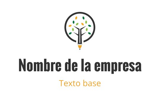 Diseño de logo de árbol creativo con hojas coloridas y tronco de lápiz