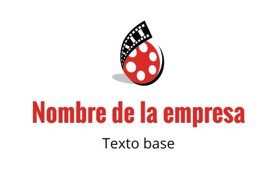 Diseño de logo de mariquita juguetona con un elemento de carrete de película