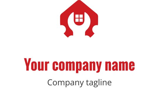 Diseño de logo rojo en negrita con la palabra "Maintenant5" en una fuente moderna