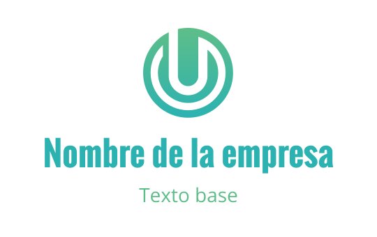 Diseño de logo moderno en color teal con un emblema circular y tipografía audaz