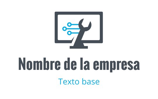 Diseño de logo moderno con una llave inglesa y una pantalla de computadora con circuitos