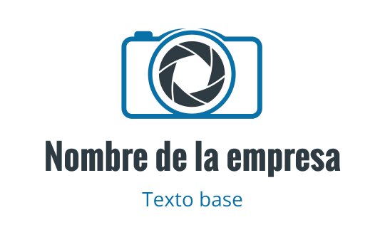 Diseño de logo moderno de cámara con un diafragma estilizado