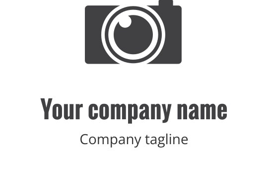 Diseño de logo gris elegante con una forma de letra estilizada