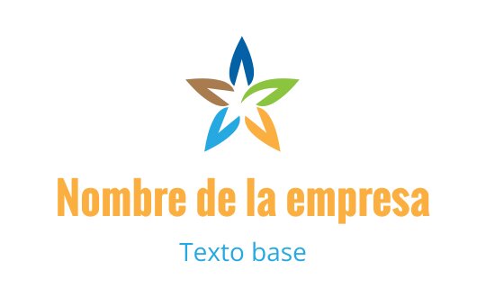 Diseño de logo colorido en forma de estrella con hojas superpuestas en verde y azul