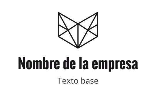 Diseño de logo de zorro geométrico con ángulos agudos y líneas limpias