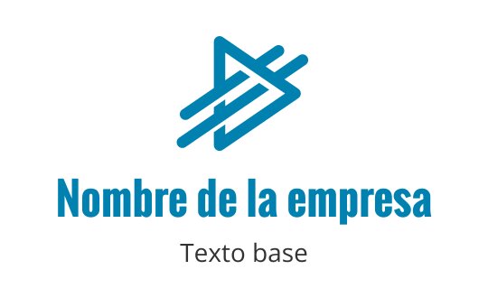 Diseño de logo dinámico en azul con formas y líneas triangulares superpuestas