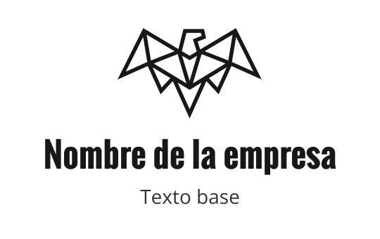 Diseño de logo de ave geométrica con ángulos agudos y estilo minimalista