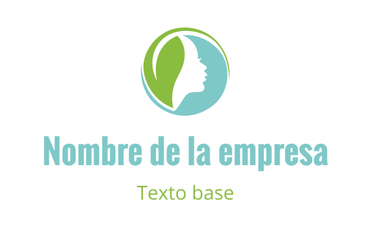 Diseño de logo elegante con la silueta de una mujer con cabello ondulado