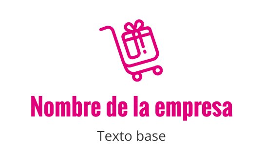 Diseño de logo de carrito de compras juguetón con una caja de regalo rosa