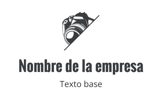 Diseño de logo de cámara moderna con una composición elegante y angular