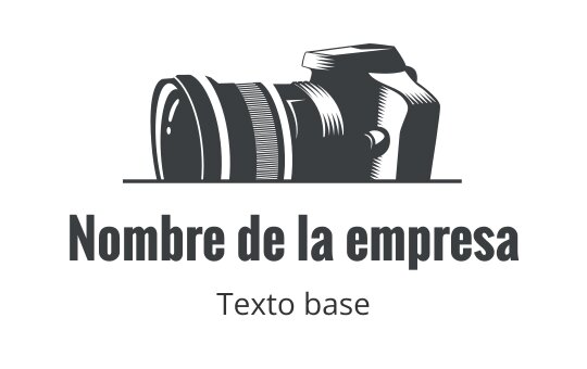 Diseño de logo de cámara moderna con un estilo minimalista y elegante