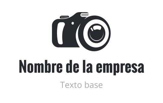 Diseño de logo de cámara moderna con tipografía audaz y líneas limpias