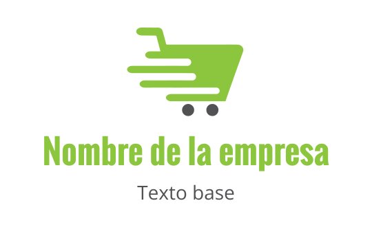 Diseño de logo de carrito de compras verde dinámico con líneas de movimiento