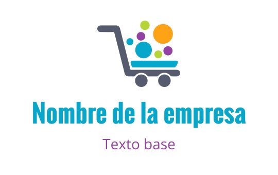 Diseño de logo de carrito de compras colorido con círculos vibrantes y tipografía moderna