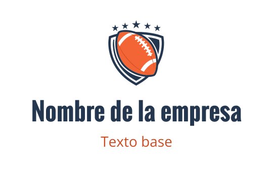 Diseño de logo de escudo audaz con un balón de fútbol naranja y estrellas