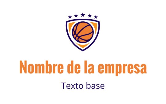 Diseño de logo de baloncesto audaz con una pelota naranja y forma de escudo