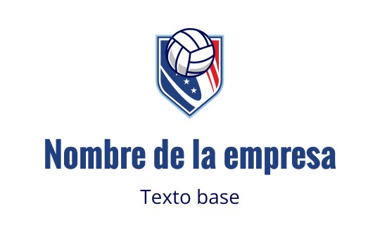 Diseño de logo en forma de escudo con un balón de voleibol y colores dinámicos