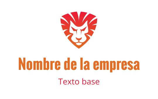 Logo estilizado de león en rojo y naranja, representando la industria del tigre.