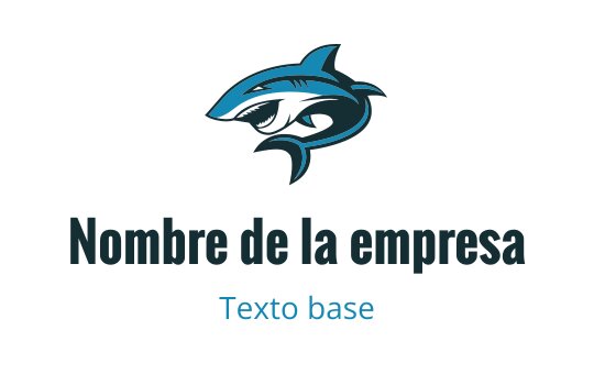 Diseño de logo de tiburón dinámico en tonos azules y verdes